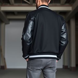 แจ็กเก็ตสีเขียวพร้อมฮู้ดมีซิปเสื้อผ้าแนวสตรีทสไตล์ฤดูร้อนหาซื้อได้จำนวนมากผลิตในปากีสถาน - Product Image 2