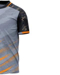 Conjunto de Fútbol Personalizado en Gris y Naranja con Pantalones Cortos, Uniforme de Fútbol Transpirable de Poliéster para Entrenamiento, Partido y Deportes de Equipo - Product Image 5