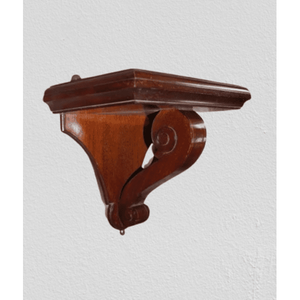 Rustic Wood Single <b>Wall</b> <b>Mounted</b> Floating <b>Shelves</b> Carved Design-Durable Easy Clean for Kitchen <b>Bathroom</b> Living Room Home Decor - Product Image 1