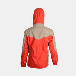 Veste imperméable réversible femme FHOH-matelassé Polyester tissu coupe-vent respirant support capuche fermeture éclair Fitness impression printemps - Product Image 3