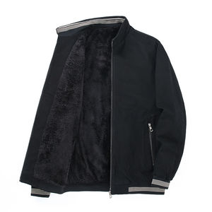 เสื้อแจ็กเก็ตบอมเบอร์ผ้าลูกฟูกกันน้ำใส่กลับด้านได้สำหรับผู้ชาย2023ใหม่ออกแบบได้ตามต้องการสำหรับฤดูใบไม้ผลิ - Product Image 3