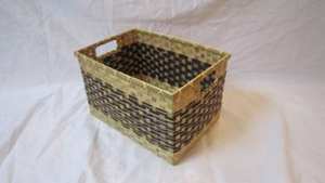 Cestas de Jacinto de Agua Tejidas a Mano, Ecológicas y Económicas, con Asa Cómoda, Estilo Vintage, Multifuncionales para Dormitorio y Sala de Estar - Product Image 4