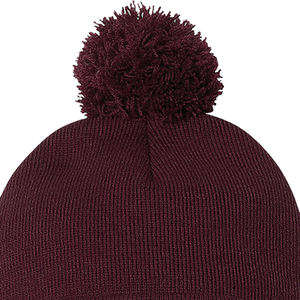 Gorro de invierno de punto acrílico 100% con logotipo personalizado estampado nuevo gorro cómodo-transpirable impermeable suave liso teñido diseños - Product Image 3