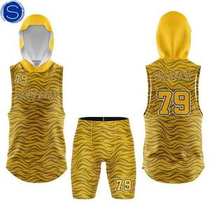 Ensemble de compression par sublimation personnalisé uniforme d'équipe en polyester à bas prix - Product Image 2