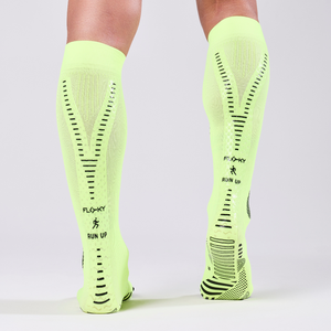 Floky Calza <b>Run</b> Up Long Fluorescent Yellow Sports <b>Socks</b> XL - Product Image 5