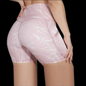 Shorts pour femmes Taille haute Compression Gym Léger Respirant Shorts de course pour femmes avec poches Prix de gros bon marché - Product Image 2