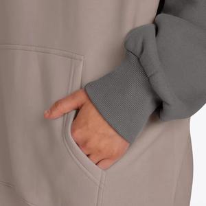 Sudadera con Capucha Extra Grande para Mujer, Informal, Suave, de Manga Larga, Ajuste Holgado y Cómodo, Estilo Urbano, con Logotipo en la Parte Delantera de Terciopelo - Product Image 5