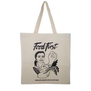 Vente en gros de sacs cabas en toile de coton réutilisables sacs à provisions pliables de taille personnalisée et à motif de lettres - Product Image 3