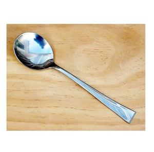 Cuillère en métal en acier inoxydable créative simple utilisation de vernis argenté pour ustensiles de cuisine - Product Image 1