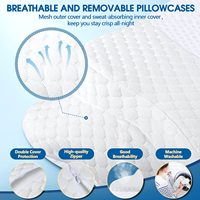 Bantal serviks busa memori untuk leher & penghilang nyeri bahu, dukungan kontur ergonomis untuk Tidur samping/perut/punggung