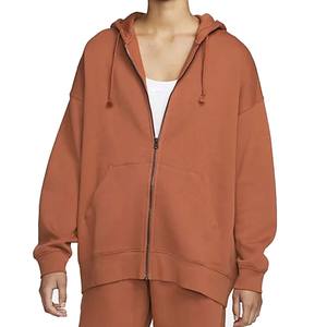 Sweats à capuche pour femmes respirants pour l'hiver, 100% coton, haute qualité, tailles et couleurs personnalisables, vente en gros - Product Image 1