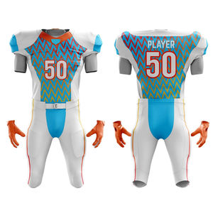 Unique Design Youth Sports Wear American Football Jersey Latest American football tops With Shorts - Product Image 1