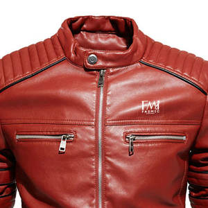 Meilleures ventes de vestes en cuir pour hommes Design personnalisable avec tissu long pour l'hiver Le plus populaire pour différents looks - Product Image 4