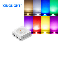 XINGLIGHT - Chip LED SMD RGBC Multicolor de Alta Luminosidad, Componentes de Diodos Emisores de Luz de Montaje en Superficie