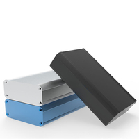 Boîte de jonction de boîtier d'instrument électronique en aluminium anodisé