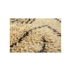 Alfombra de Lana Anudada a Mano Zuri Ivory, Diseño Abstracto para Sala de Estar, Entrada, Pasillo, Rectangular, Tipo Rompecabezas, para Adolescentes - Product Image 3