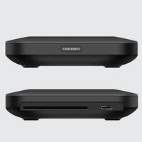 Terminal RFID UHF portable avec écran LCD Full HD de 5,5 pouces, basé sur Android, Wi-Fi intégré, haut-parleur intégré, publicité