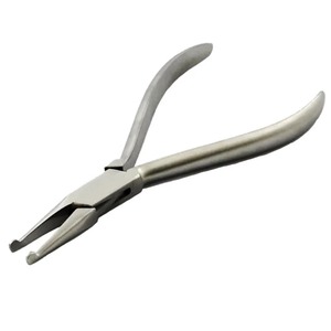 Alicates de Corona Rectos y Curvos de 14 cm, Alicates de Ortodoncia de Acero Inoxidable de Alta Calidad con Punta Serrada, Instrumentos Dentales - Product Image 4