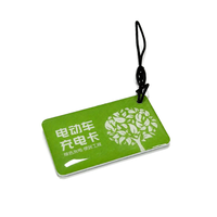 Carte RFID en époxy personnalisée, étanche, 13,56 MHz, MIFARE DESfire, pour la recharge de vélos électriques et de véhicules électriques
