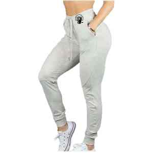 Pantalones Deportivos de Cintura Media y Pierna Ancha para Mujer, al por Mayor, Ropa Deportiva ÚNICA, de Algodón, con Cierre de Cordón Elástico, para Invierno - Product Image 1