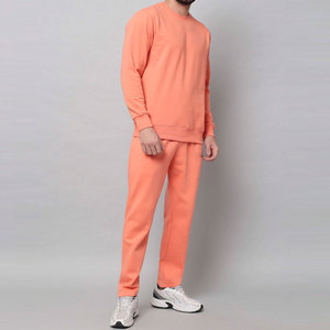 100% coton fait survêtement Logo personnalisé grande taille hommes survêtement style unique survêtement - Product Image 2