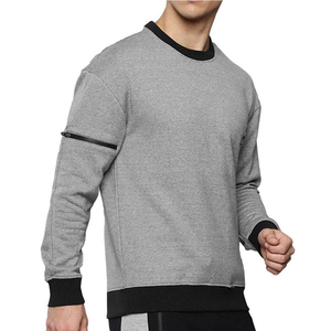 Sudaderas Casuales para Hombre, Talla Grande, Cuello Redondo Acordonado, Color Sólido, Logotipo Personalizado, Sudaderas con Capucha, Sudadera de Algodón Grueso - Product Image 2