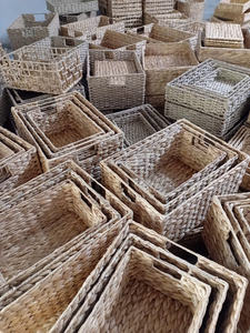 Cesta de Jacinto de Agua Tejida a Mano para Almacenamiento y Servicio, Disponible con Precios Competitivos al por Mayor - Product Image 5