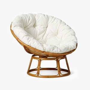 Silla de ratán Papasan de alta calidad hecha a mano en Vietnam tejido Degsign muebles OEM personalizados para decoración de sillas de Hotel y hogar HNH - Product Image 2