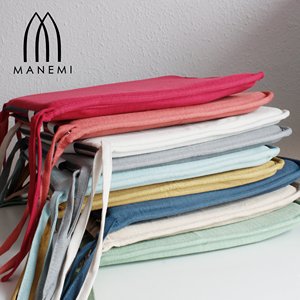 ชุดหมอนอิงลายไม้ไผ่ตกแต่ง12ชิ้นขนาด40x40x2ซม. สำหรับห้องรับประทานอาหารโซฟาและปลอกหมอนอิงเก้าอี้ - Product Image 4