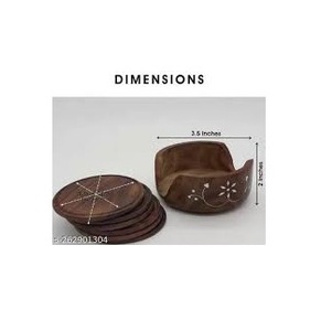 Hollow Square Table Place Mat Hot Sale Waterproof Wood <b>Silver</b> Gold Accessories Modern Style Eco Material - Product Image 6