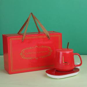 Ensemble cadeau <span class=keywords><strong>de</strong></span> bureau à domicile USB, <span class=keywords><strong>chauffe</strong></span>-tasse électrique intelligent, <span class=keywords><strong>chauffe</strong></span>-tasse en céramique thermostatique pour eau et café - Product Image 3