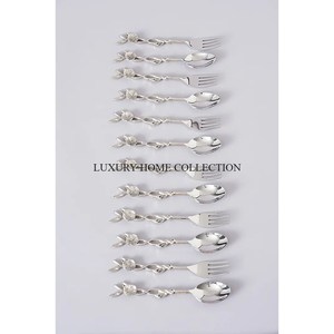 Couverts élégants en métal en acier inoxydable pour les réunions formelles avec des finitions de haute qualité et un design classique pour chaque repas - Product Image 2