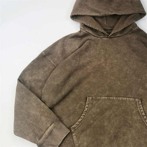 Top Trending New Arrival Antique Custom Oversized Vintage Hoodies <b>for</b> Men Blank Vintage Drop Shoulder Hoodie - Product Image 2