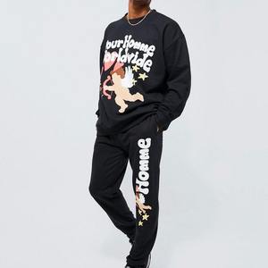 Ropa deportiva Gym Fitness Tech Fleece Training Chándales Hombres Conjunto de dos piezas Chándal Cargo Chándal - Product Image 1