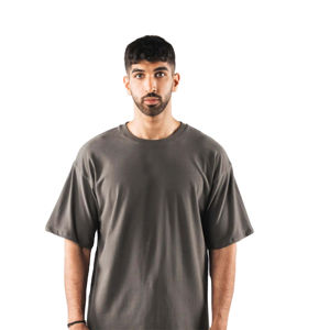 Camiseta extragrande de diseño personalizado para hombre estilo Hip Hop última moda ropa de calle manga corta cuello redondo cuello Haus Industries - Product Image 1