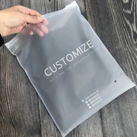 Fabricants personnalisés vente en gros fermeture éclair épaissie couleur sac zip-lock transparent sous-vêtements chaussettes sac d'emballage de vêtements