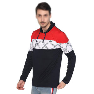 Logotipo personalizado ligero con capucha clásico suave y cómodo al por mayor tasa de algodón liso para hombres ropa sudaderas con capucha - Product Image 3