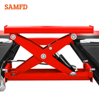 SAMFD Trihero Machine d'alignement de roues 3D et Plateforme élévatrice combinée à quatre poteaux pour la réparation automobile