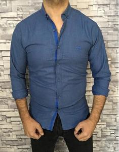 ขายส่งเสื้อเชิ้ตผู้ชายแขนยาวเสื้อเชิ้ตผู้ชายอย่างเป็นทางการสบายๆฤดูใบไม้ผลิฤดูร้อนคุณภาพสูงเสื้อธุรกิจที่กําหนดเองสําหรับผู้ชายกองทัพเรือ - Product Image 3