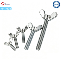Vis à ailettes en acier au carbone M21x50mm, oxyde noir, DIN316, modèles 2026, dernière génération, excellente qualité, prix bas