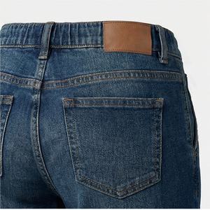 <b>Women's</b> Pants Trousers Casual Custom Logo Cargo Boyfriend Denim Wide Leg <b>Jeans</b> Customized Color Breathable Cotton Stylish Wear - Product Image 5