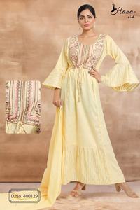 Robe Longue Musulmane Jilbabs Abaya Broderie Islamique Hiver Femme Caftan - Product Image 4