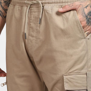 Nueva llegada de alta calidad de los hombres Casual Joggers pantalones personalizados 100% algodón ecológico pantalones de chándal impermeables - Product Image 4