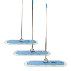 Industrial Grade Cleanroom Floor Antistatic <b>Microfiber</b> Flat <b>Mop</b> Self-Wringer Reusable Design Laboratory Dust Free Cleaning - Product Image 2