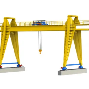 המנוף Gantry מכורה כפולה נסיעה אחת קרן כפולה gantry canrent נייד מתכוונן מנופים מקסימום רגע