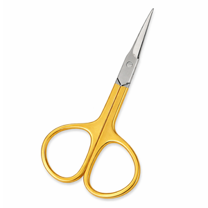 Tijeras para Cutículas de Acero Inoxidable de Alta Calidad con Mango Dorado, Hoja Recta, Punta Afilada de Precisión, Duraderas, para Mano Derecha, para Arte de Uñas - Product Image 1