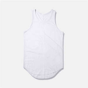 KIVOTECH OEM Custom Logo <b>Men's</b> Training Sleeveless <b>Tank</b> <b>Top</b> High Quality 100% Cotton - Product Image 2