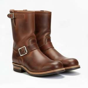 Las Mejores Botas de Motocicleta de Cuero para Hombre, Elegantes y a la Moda, Impermeables, Botas de Carreras, Zapatos de Motocicleta de Cuero para Conducir - Product Image 3