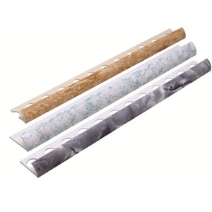 Bordure de carrelage en <span class=keywords><strong>PVC</strong></span> blanc, en plastique, de forme ronde, pour les coins des murs, pour bordure de marbre - Product Image 1