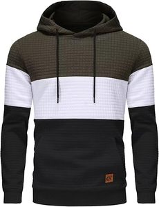 Sudadera con Capucha de Alta Calidad, Corte Regular, Tejido de Felpa, Ecológica, Transpirable, Antiarrugas, para Hombre, con Hombros Caídos, para Invierno - Product Image 2